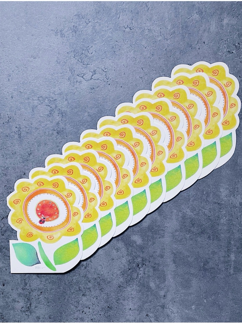 American Greetings | Sunflower (10-count) | NOTE CARDS + YELLOW ENVELOPES